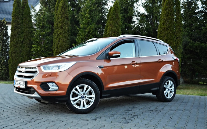 Ford Kuga cena 73900 przebieg: 86000, rok produkcji 2017 z Chodzież małe 781